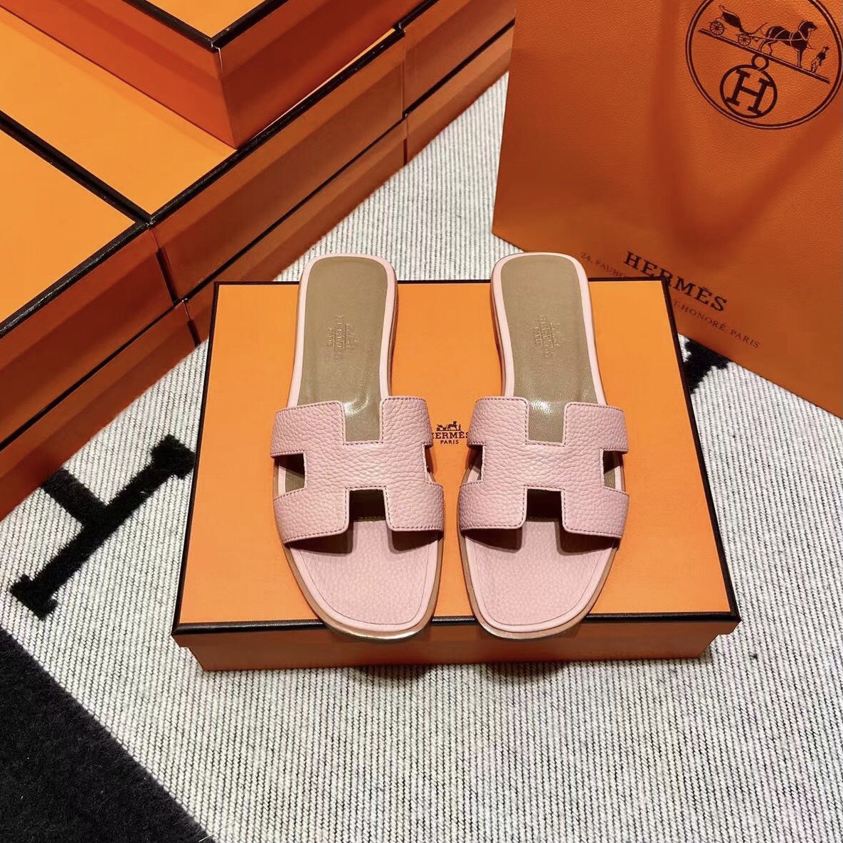 에르메스 올수공 오란 슬리퍼 샌들 토고 31